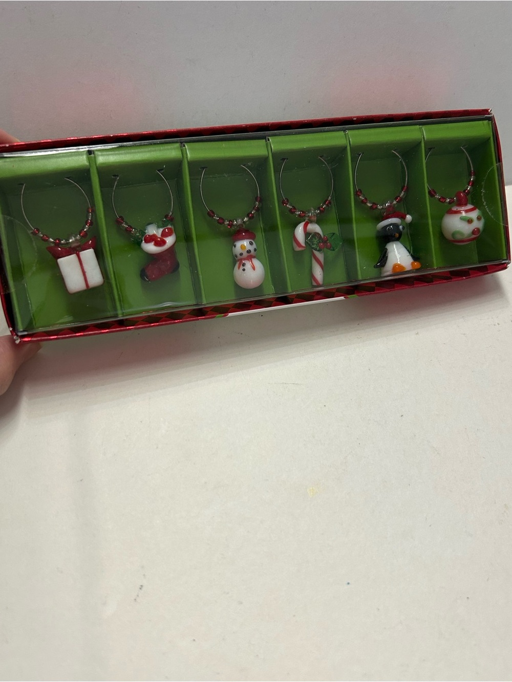 Christmas Wine Glass Charms Pier 1 Imports Drink Charms Set